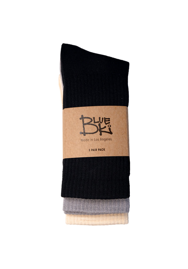 Bamboo Socks Crew- Eco-Friendly, Soft, Antifungal, Moisture-Wicking Luxury Socks