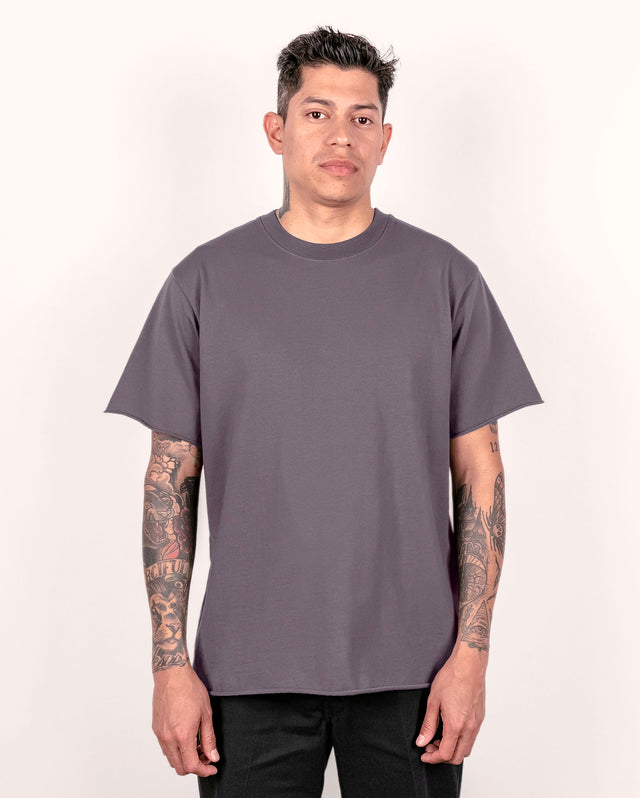 Organic Cotton Gray T-shirt - Men - LA Chill