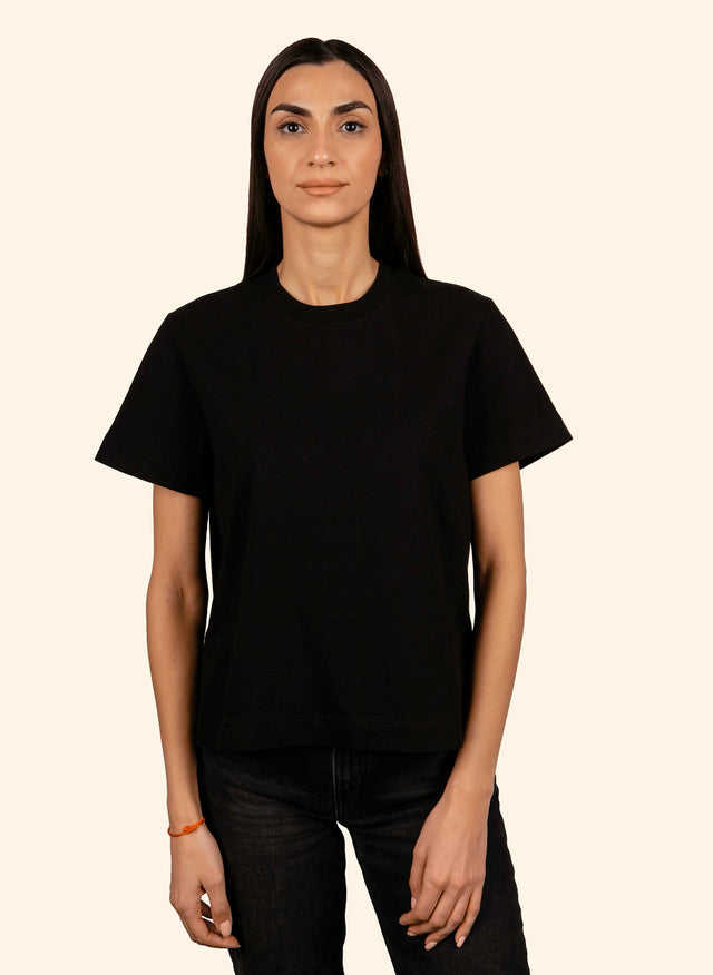 Organic Cotton Black T-shirt - Women - Echo Park