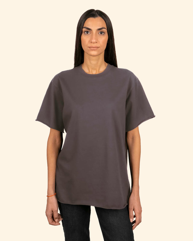 Organic Cotton Gray T-shirt - Women - LA Chill